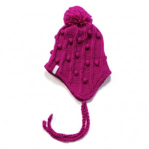 Зимняя детская шапка для девочки Nano F17 TU 260 Mauve Rose 